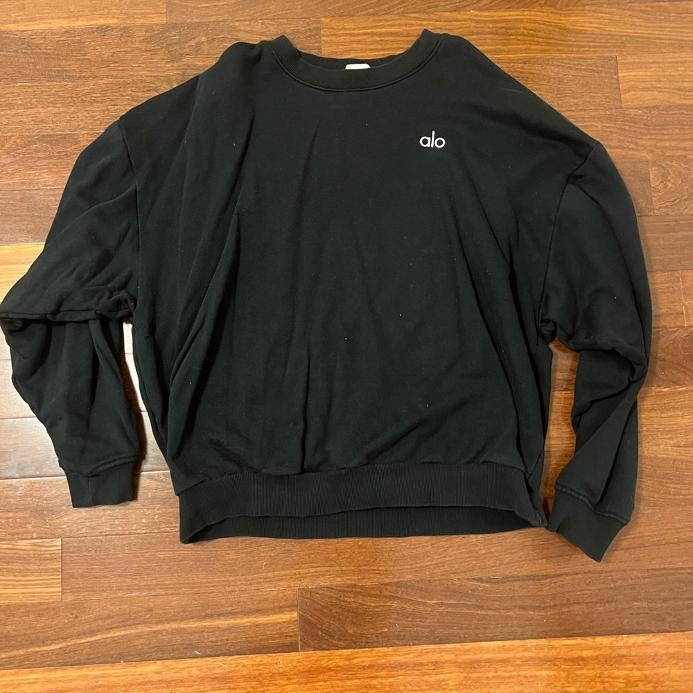 Alo Yoga Accolade Crew Neck Pullover, Size L